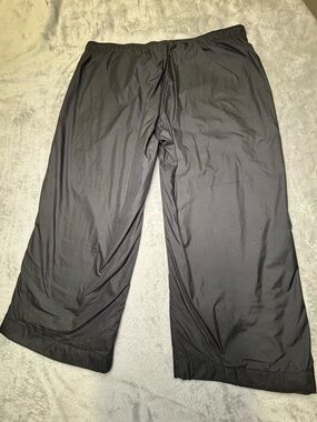 Vintage Nike Windbreaker Mesh-Lined Capri Track Pants Black Women’s M